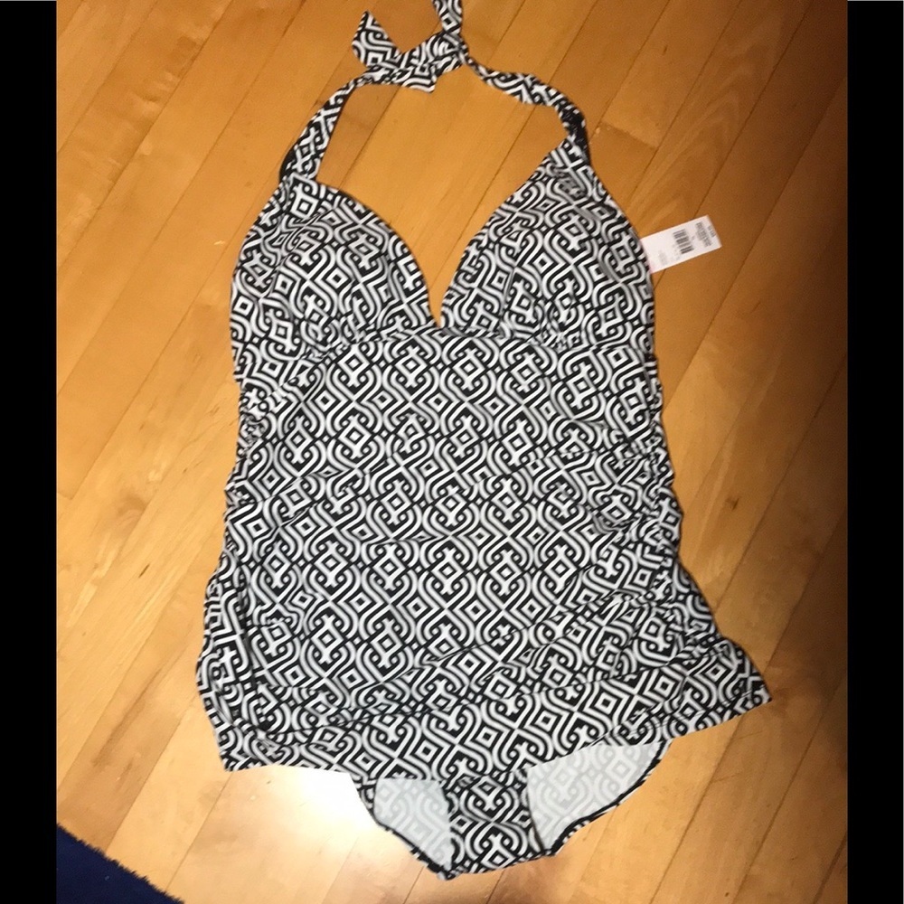 Tropical Escape One Piece Swimsuit Size 12